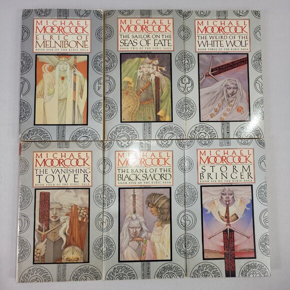 Michael Moorcock Elric Books 1-6 Set Berkley 70s 80s Fantasy Book Series - Picture 2 of 2